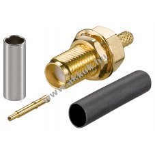 Goobay RP-SMA krimpdug� RG-174 �s RG-316 koaxi�lis k�belhez