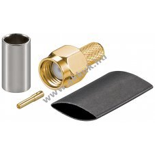 Goobay RP-SMA krimp csatlakoz� RG-58 koaxi�lis k�belhez