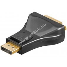 Goobay DisplayPort adapter DisplayPort csatlakoz�r�l DVI-I Dual-Link aljzatra