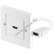 Goobay HDMI falialjzat 1x HDMI aljzat (A t�pus) 1x HDMI aljzat (A t�pus)