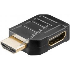 Goobay HDMI 90 fokos sz�gadapter 4K 60Hz