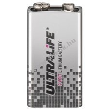 Ultralife 6F22 U9VL-J-P 9V 1db/csomag Lithium