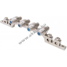 Goobay 4 csatlakoz�s F f�ldel�blokk 4x F aljzat 4x F aljzat