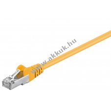 Goobay CAT 5e patchk�bel SF UTP 2x RJ45 10/100/1000 Mbit/s s�rga CCA