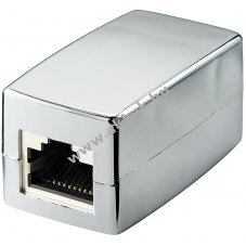 Goobay RJ45 Crossover modul�ris csatlakoz� CAT 5e 2x RJ45 aljzat