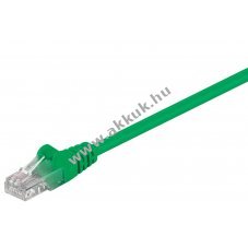 Goobay CAT 5e Patchk�bel U/UTP z�ld 2x RJ45 CCA