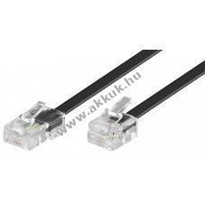 Goobay telefonk�bel RJ45 8P4C - RJ11 6P4C cinkozott alum�nium vezet�vel