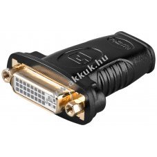 Goobay HDMI-DVI-I adapter HDMI aljzat DVI-I aljzat Dual-Link 24+5 t�