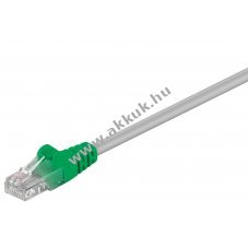 Goobay CAT 5e Crossover U/UTP h�l�zati k�bel 2x RJ45 1m sz�rke-z�ld