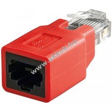 Goobay RJ45 Crossover CAT 5e h�l�zati adapter 8P8C csatlakoz�