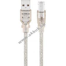 Goobay USB-A USB-B k�bel 1,8m USB 2.0 480 Mbit/s 0,5A 2,5W �tl�tsz�
