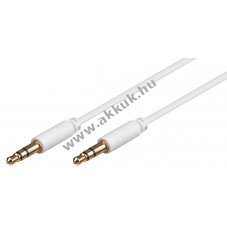 Goobay 3,5mm sztere� jack �sszek�t� k�bel 2m aranyozott csatlakoz�val