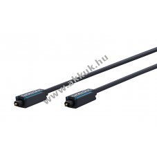 Clicktronic Toslink optikai k�bel 1m pol�mer f�nyvezet�vel