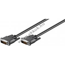 Goobay DVI-D Full HD k�bel Dual Link 1,8m nikkelezett csatlakoz�kkal