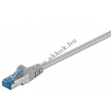 Goobay CAT 6A patchk�bel S/FTP 2x RJ45 sz�rke LSZH