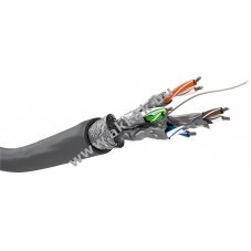 Goobay CAT 6 h�l�zati k�bel S/FTP sz�rke CCA AWG 23/1 LSZH