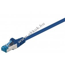 Goobay CAT 6A h�l�zati k�bel S/FTP 20m k�k LSZH