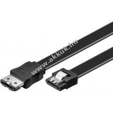 Goobay HDD eSATA k�bel 0,5m SATA L-t�pus eSATA I-t�pus