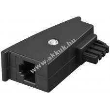 Goobay TAE-F telefonadapter RJ45 csatlakoz�val 8P2C 1/2 PIN