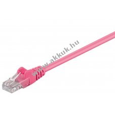 Goobay CAT 5e U/UTP patchk�bel 5m magenta CCA