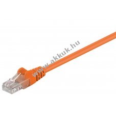Goobay CAT 5e Patchk�bel U/UTP narancs 2xRJ45 CCA