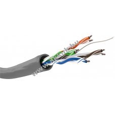 Goobay CAT 5e h�l�zati k�bel U/UTP 305m sz�rke CCA AWG 24/1 PVC