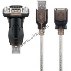 USB auf seriell RS232 Konverter/Adapter/Kabel USB A Stecker > 9-pol. SUB-D Stecker