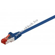 Goobay CAT 6 patchk�bel S/FTP 10m k�k CCA