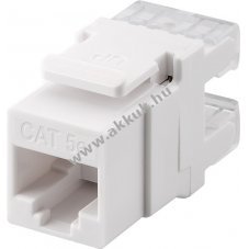 Goobay Keystone Modul RJ45 CAT 5e UTP 100 MHz 20mm sz�les