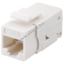 Goobay Keystone Modul RJ45 CAT 6 UTP 250 MHz 16,2mm sz�les Snap-In rendszer
