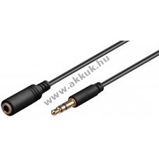 Goobay 3,5mm AUX audio hosszabb�t� k�bel 5m sztereo