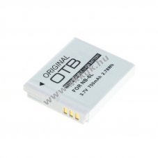 Helyettes�t� akku OTB Canon NB-6L NB-6LH 3,7V 750mAh Li-Ion
