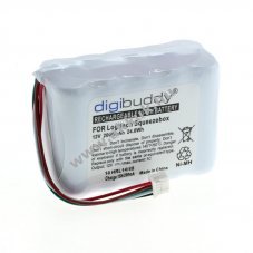 Helyettes�t� akku digibuddy Logitech Squeezebox AA Mignon ceruza 12V 2000mAh 10db NiMH