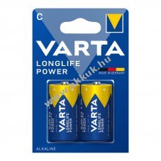 Varta Longlife Power C (b�bi m�ret) 1,5V 2db csomag alk�li-mang�n (ZN/MNO2)
