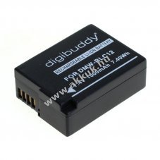 Helyettes�t� akku digibuddy Panasonic DMW-BLC12 / Leica BP-DC12 7,4V 1000mAh Li-Ion