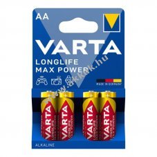 Varta LONGLIFE Max Power AA (LR6) 1,5V 4db/csomag Alkali-Mang�n