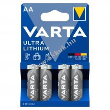 Varta Professional Ultra AA Mignon ceruza elem 1,5V 2900mAh 4db/csomag Lithium
