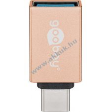Goobay USB-C �talak�t� USB-A csatlakoz�val OTG 15W 3A 5Gbit USB 3.0