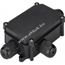 Goobay IP66 v�dett csatlakoz� doboz 3 k�belhez PG9