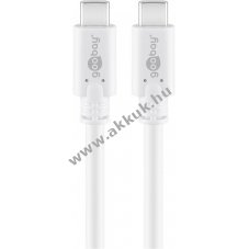 Goobay USB-C k�bel 0,5m 60 W 3 A 5 Gbit/s USB 3.2 Power Delivery