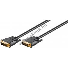 Goobay DVI-I Full HD k�bel Dual Link aranyozott csatlakoz�kkal 24+5 t�s