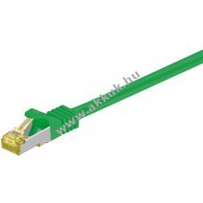 Goobay RJ45 Patchk�bel CAT 6A SFTP 0,5m z�ld LSZH