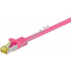 Goobay RJ45 Patchk�bel CAT 6A S/FTP 1,5m magenta LSZH