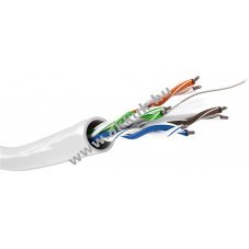 Goobay CAT 6 U/UTP h�l�zati k�bel feh�r CCA 305m AWG 23/1 PVC