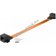 Goobay RJ45 LAN ablak�tvezet� ultra v�kony 0,3m h�l�zati k�belekhez