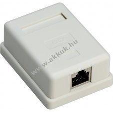 Goobay 1 Port RJ45 csatlakoz� CAT 6 STP �rny�kolt