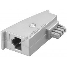 Goobay TAE-F telefonadapter RJ45 csatlakoz�val 8P2C