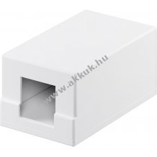Goobay Keystone �res h�z 1 portos egyszer� Snap-In szerel�ssel