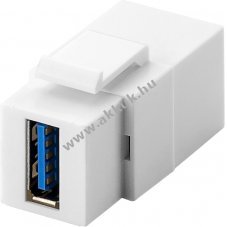 Goobay Keystone modul 18,3mm sz�les 2x USB 3.0 aljzat Type A