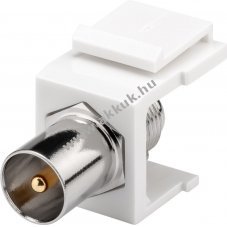 Goobay Keystone-modul SAT antenna 16,2mm koax csatlakoz� F aljzat